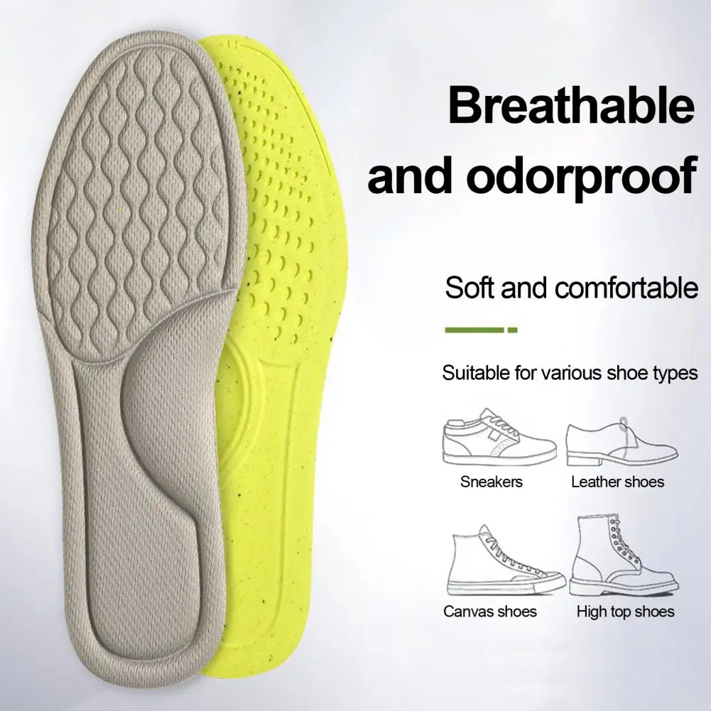  Массажные стельки для ног Дышащие впитывающие пот стельки для обуви Вкладыши для мужчин Женщины Удобная нога для бега для Ultimate Изображение 3