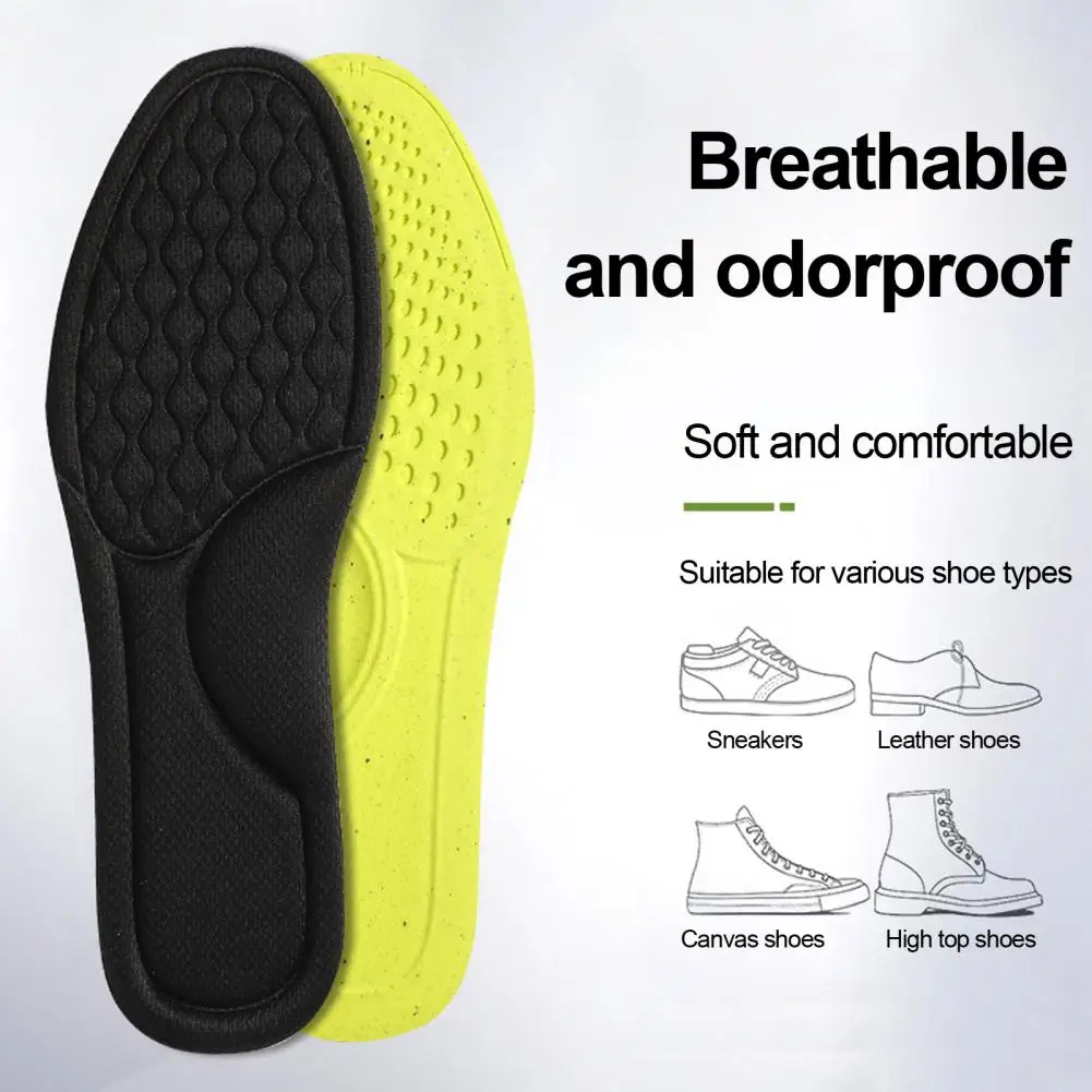  Массажные стельки для ног Дышащие впитывающие пот стельки для обуви Вкладыши для мужчин Женщины Удобная нога для бега для Ultimate Изображение 5