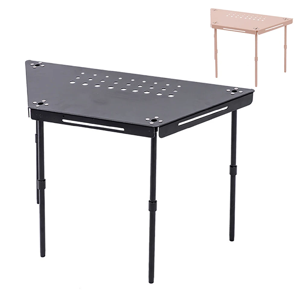 Открытый кемпинг Шестиугольный стол Комбинированный дизайн со съемными ножками Открытый стол из алюминиевого сплава для барбекю Кемпинг Пешие прогулки Изображение 1