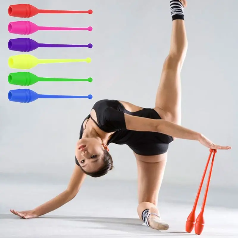 1 шт. Многоцветная планка для художественной гимнастики Штанга для тренировок по ритмическому фитнесу Изображение 1