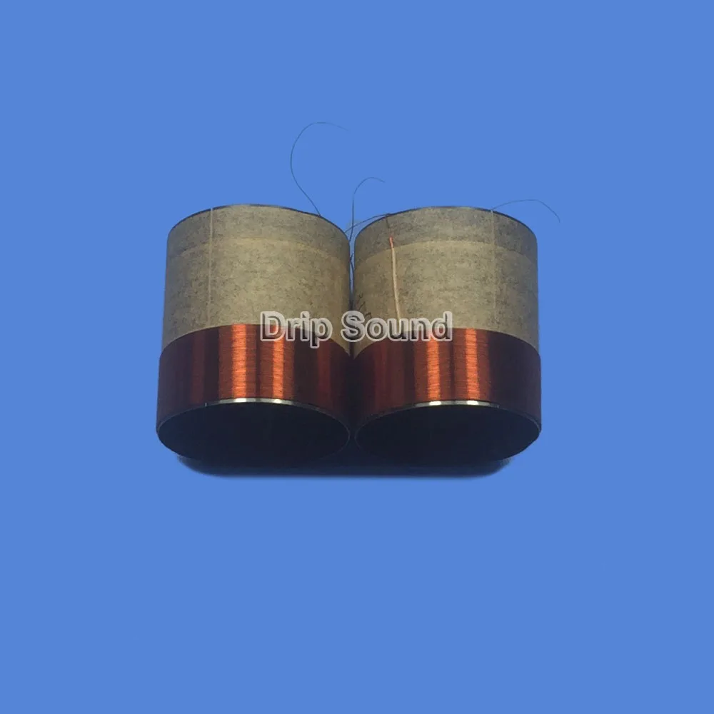 2x 35,5 мм 7-8 Ом BASV 35,5-ядерный 2-слойный круглый медный провод басовый динамик звуковая катушка низкочастотный динамик звуковой драйвер громкоговоритель ремонтные детали Изображение 1
