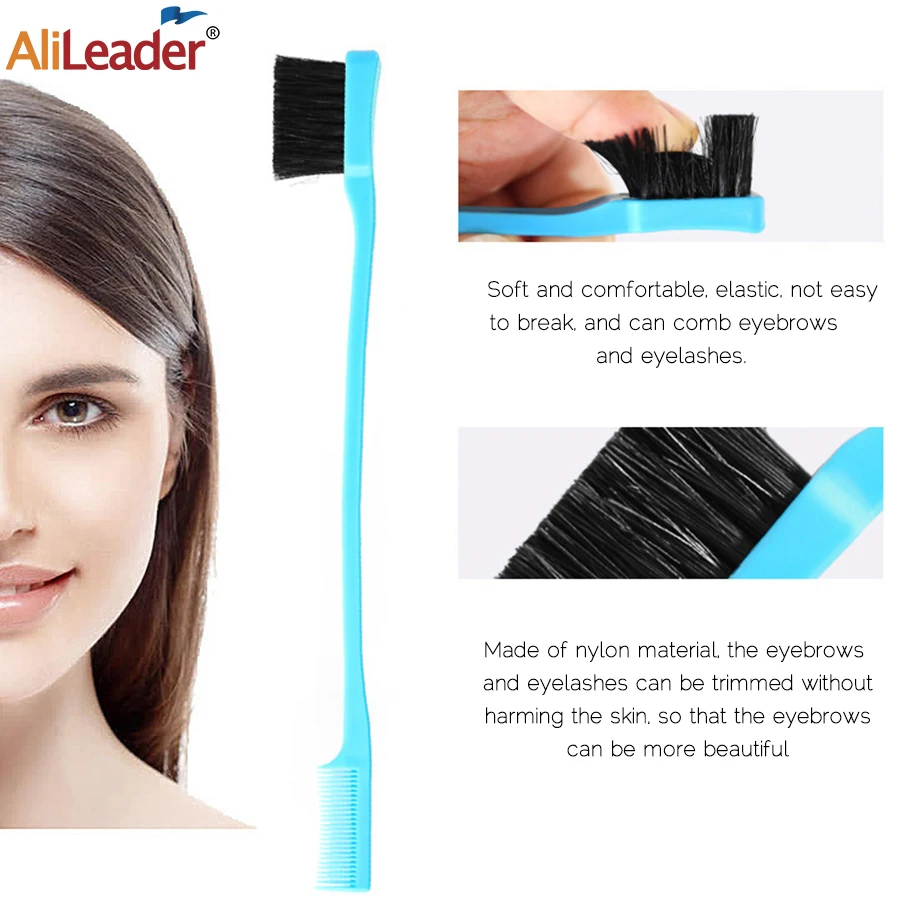 Beauty Tools Edge Comb Детская щетка для волос для женщин и девочек Двусторонняя Изображение 1