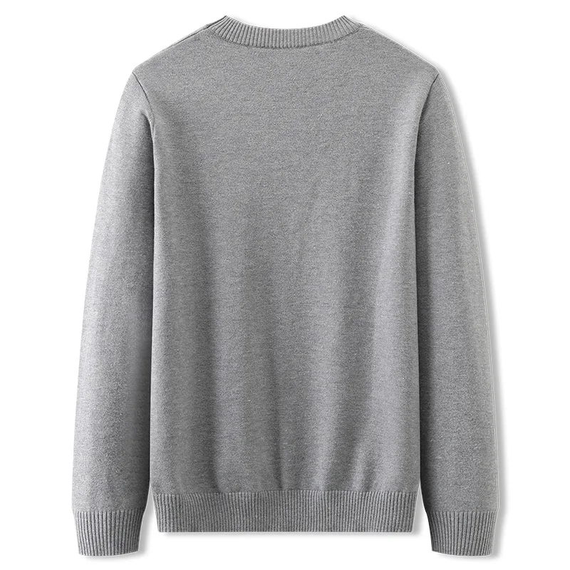 2024 Новый повседневный свитер Slim Fit Трикотажная одежда Осень Мужские свитера Пуловеры Пуловер Мужчины Изображение 1