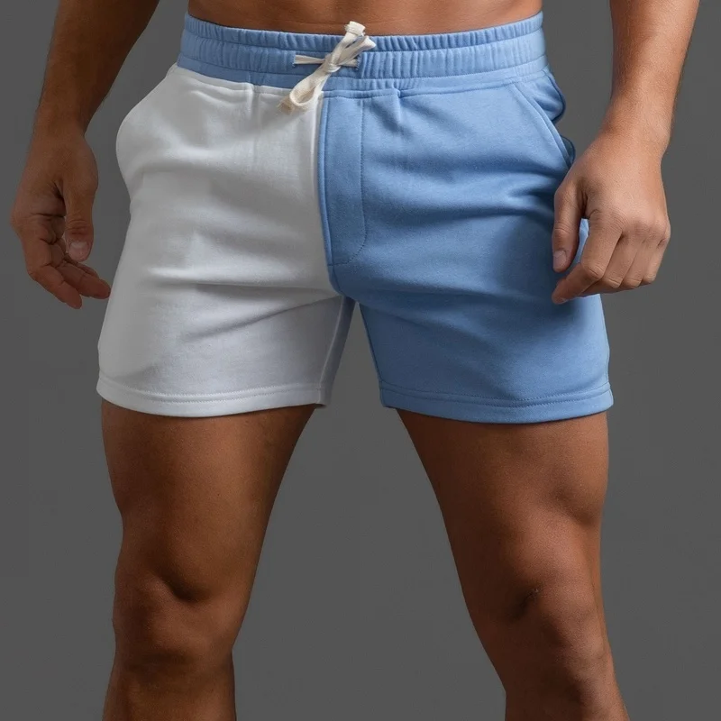 Мужские летние шорты синего цвета Изображение 2