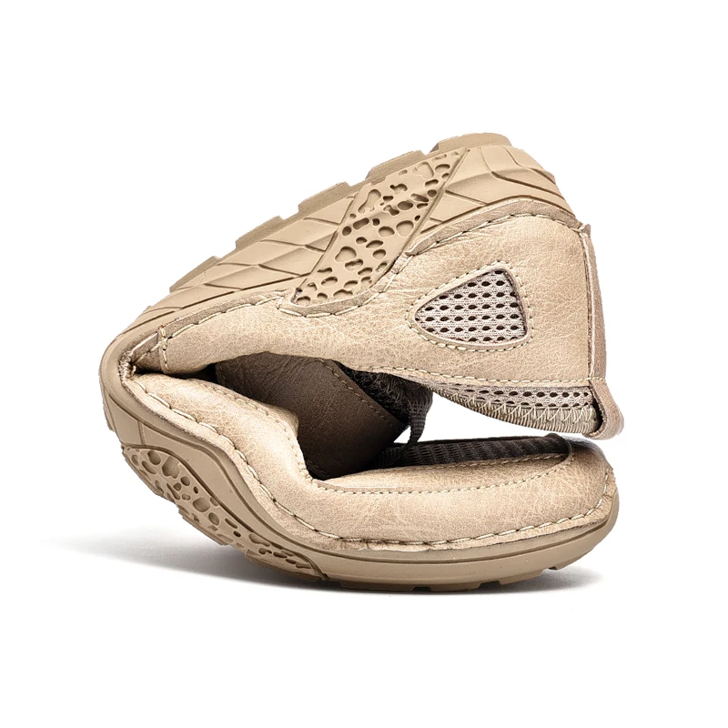 Летние мужские дышащие сетчатые туфли Некожаная повседневная обувь 2021 Новая слипона Мягкая удобная Дропшиппинг Изображение 3