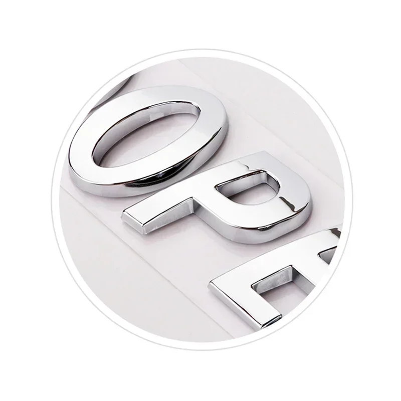 3D ABS Хром Черный Логотип Эмблема Купера Буквы Наклейка Авто Багажник Значок Для Mini Cooper S R53 R56 F56 F55 R50 R57 Аксессуары Изображение 4