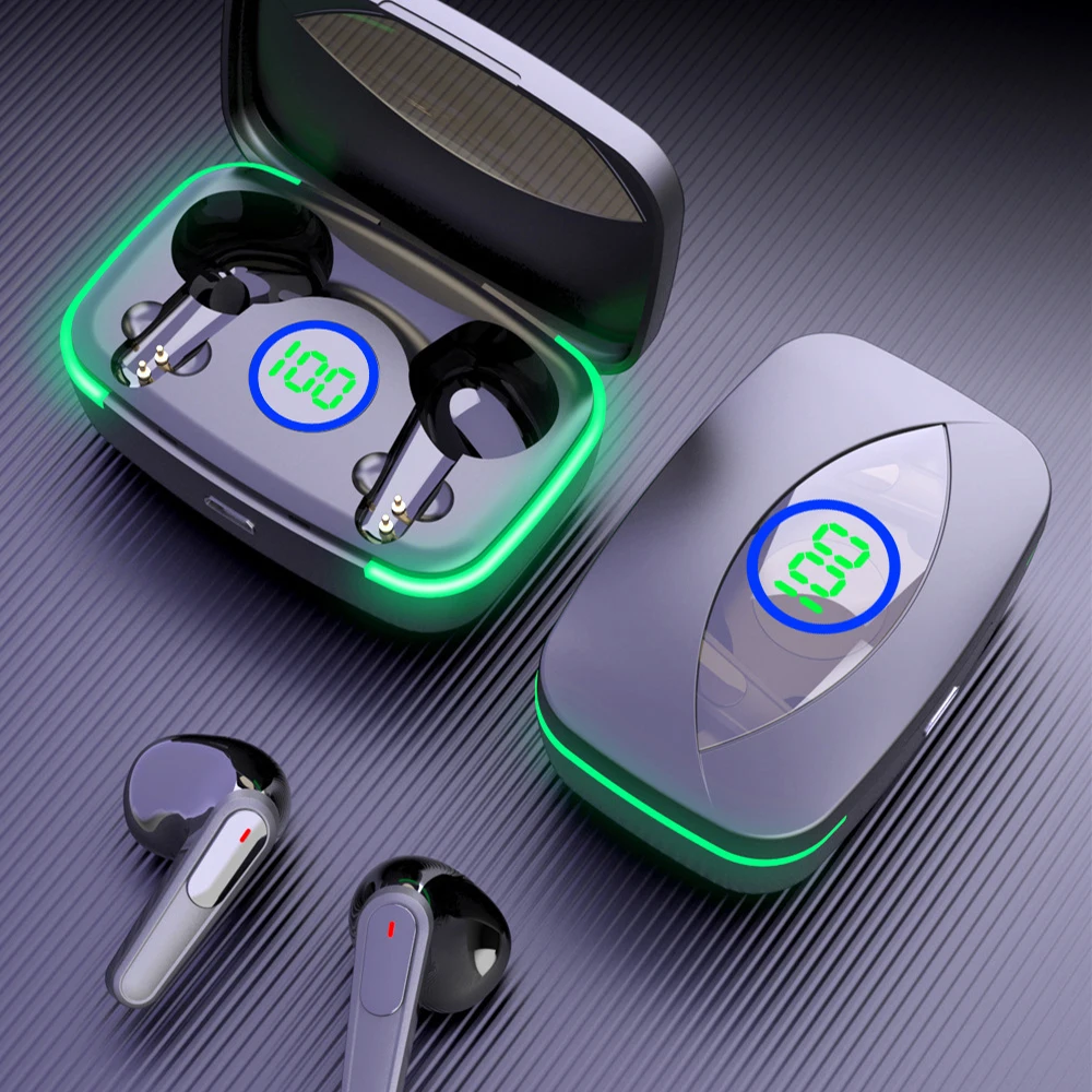 M80 TWS Новые Bluetooth-наушники Игровые беспроводные наушники-вкладыши Спортивные спортивные гарнитуры с шумоподавлением и микрофоном Наушники Изображение 0